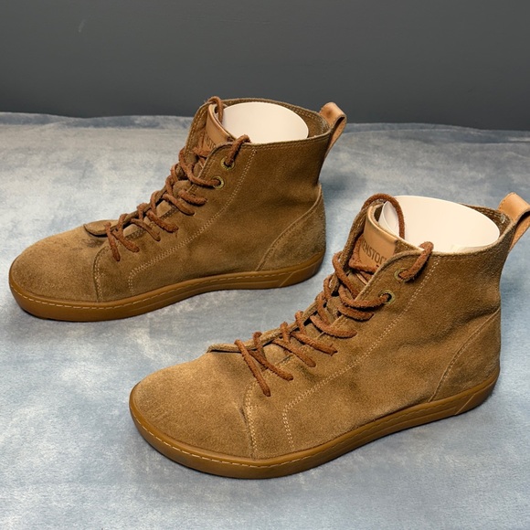 Birkenstock Brown Suede Boots - Picture 1 of 7